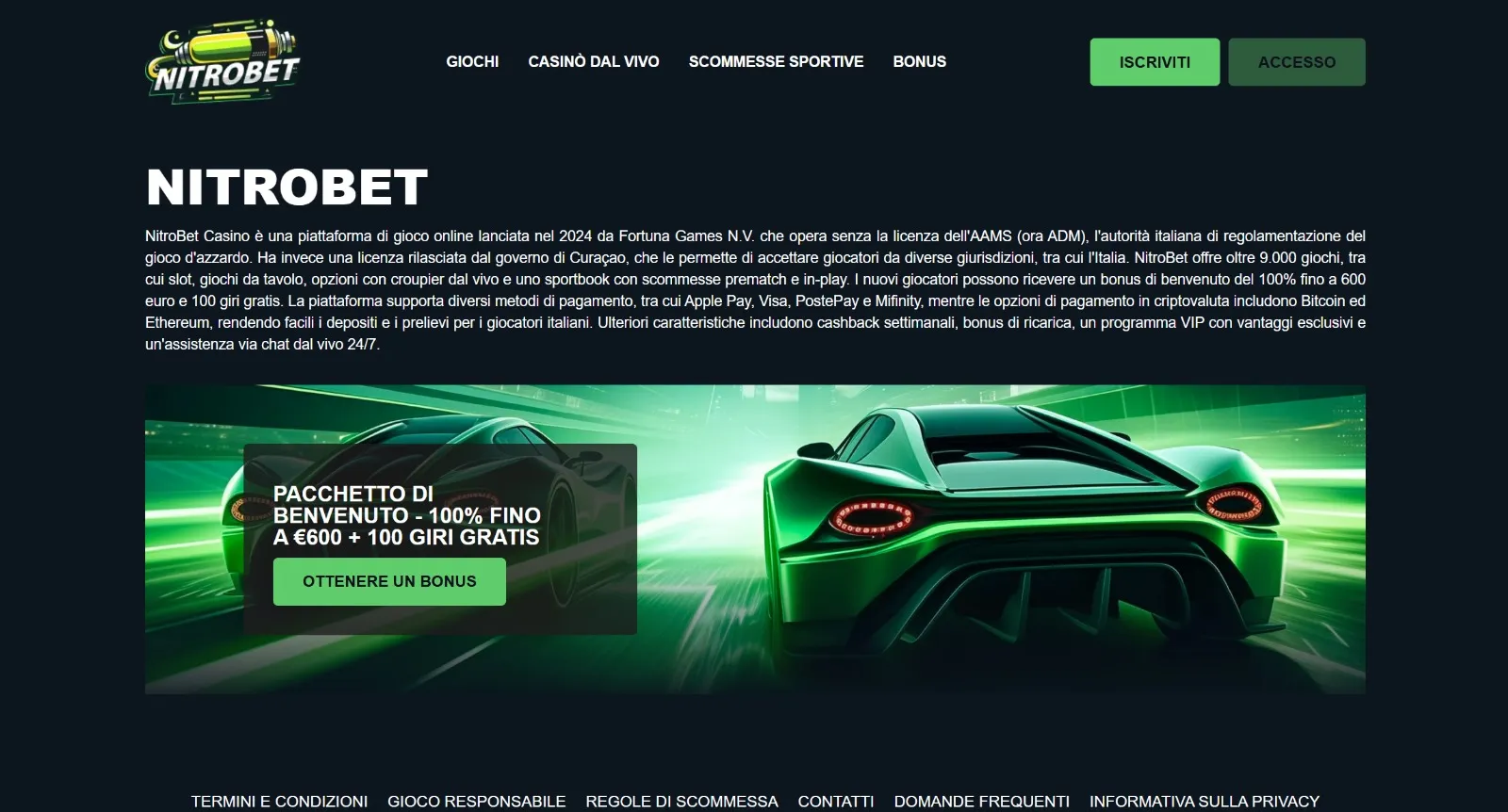 Nitrobet casino